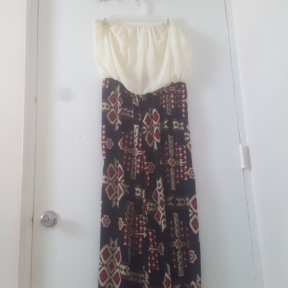 Strapless palazo